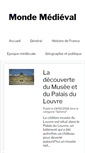 Mobile Screenshot of monde-medieval.com